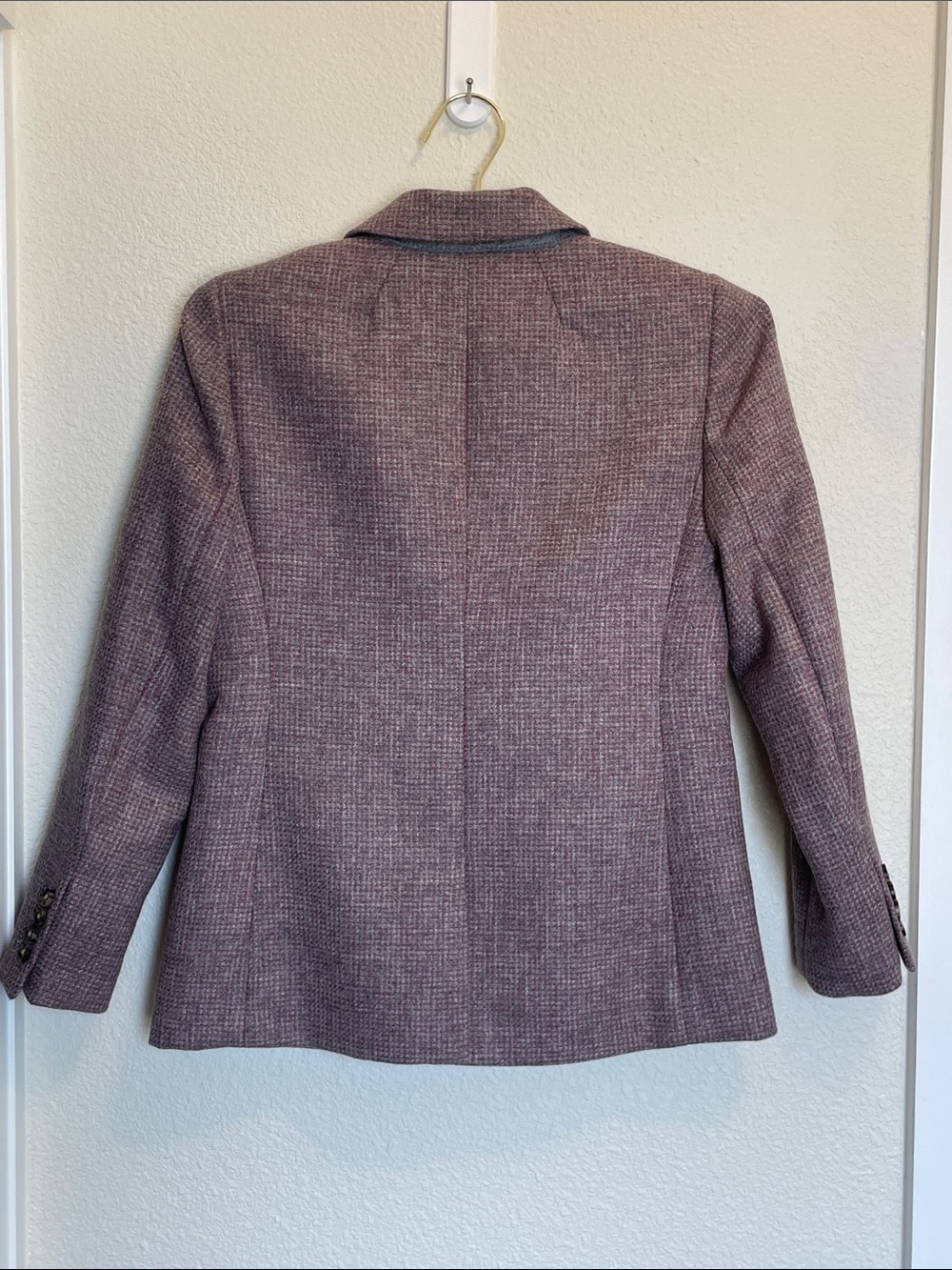 J.Crew Women's Parke English Wool Blazer in Lilac NWT 4P - Picture 5 of 11